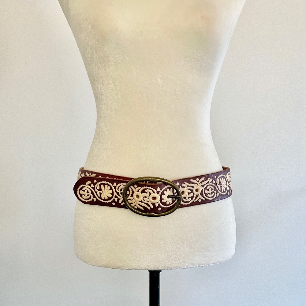 Lucky Brand Leather Boho Belt - Sz S
